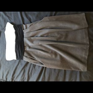 Strapless pocket dress
